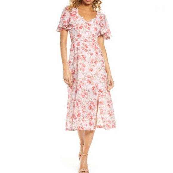 BB Dakota Dresses & Skirts - NWT BB Dakota by Steve Madden "Fairy Rose" Midi Dress